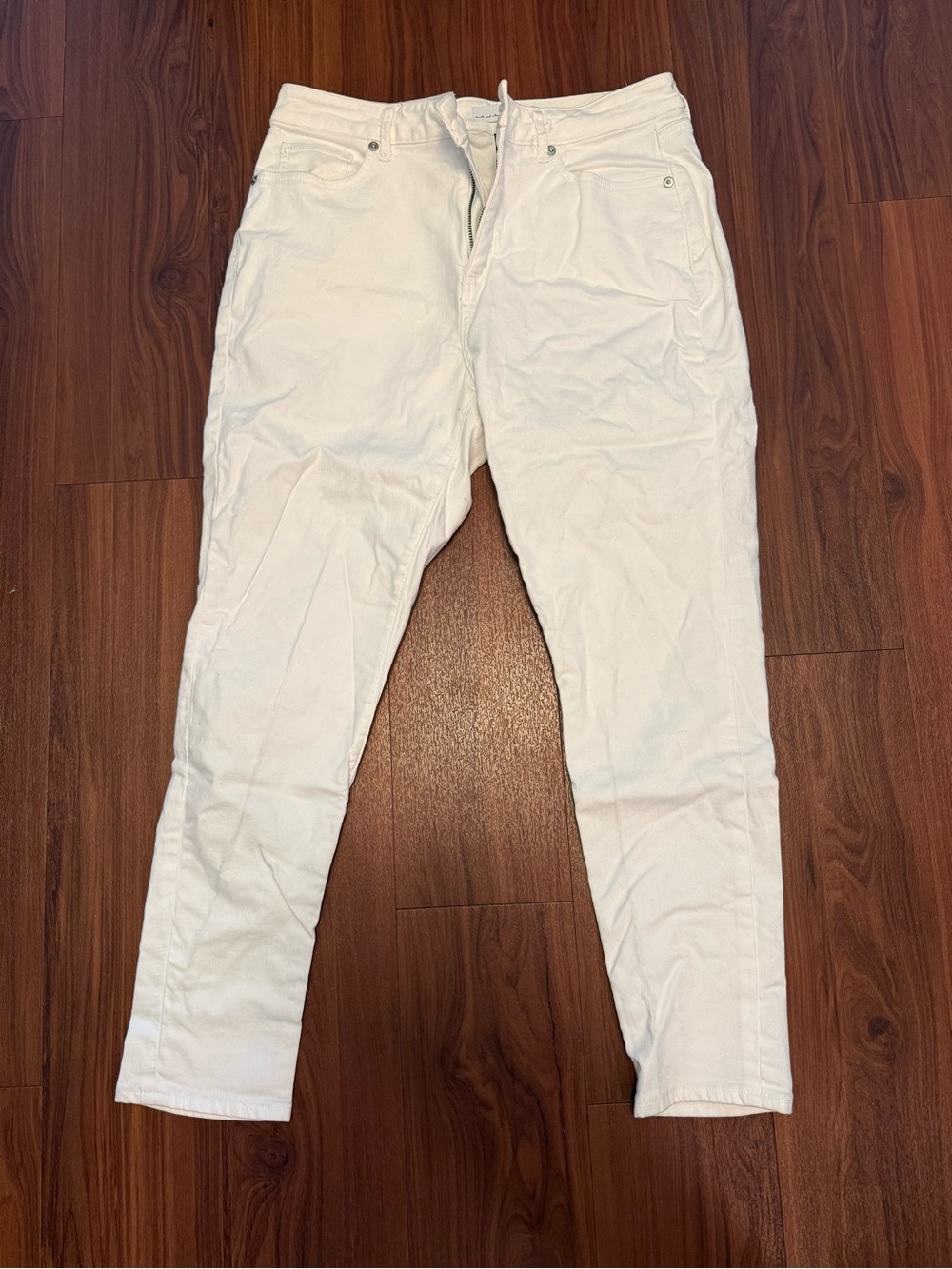 LOFT White Skinny Jeans